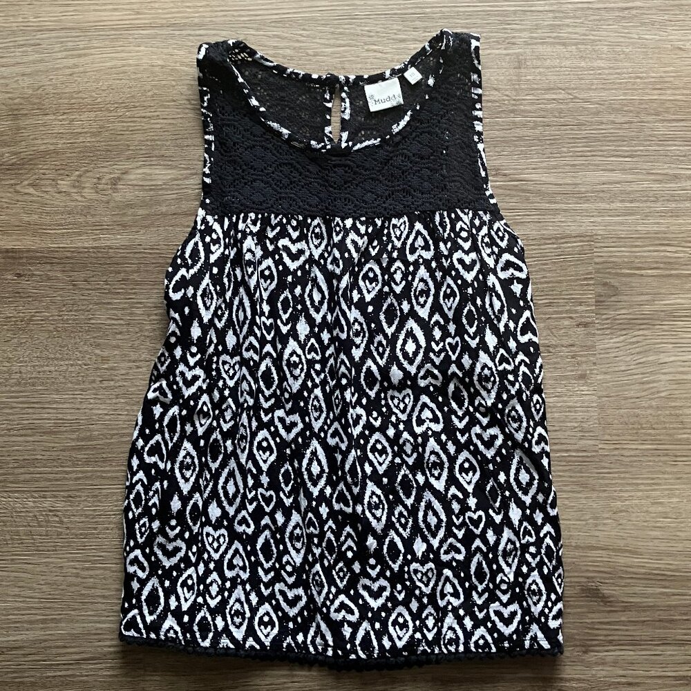 10 Girl Mudd Fit & Flare Tank Top